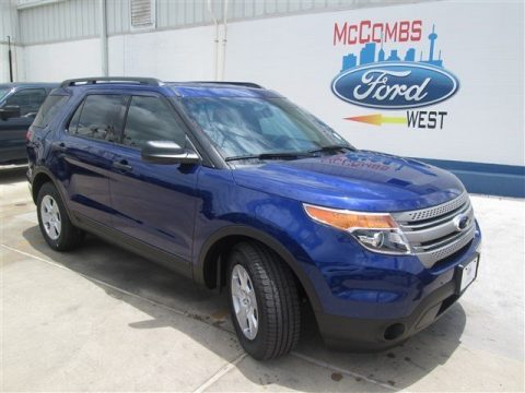 Deep Impact Blue Ford Explorer FWD.  Click to enlarge.
