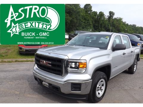 Quicksilver Metallic GMC Sierra 1500 Crew Cab 4x4.  Click to enlarge.