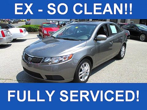 Titanium Kia Forte EX.  Click to enlarge.