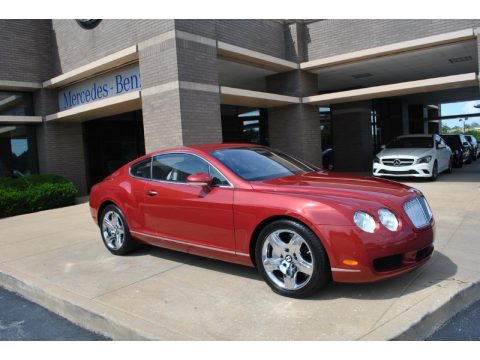 Umbrian Red Bentley Continental GT .  Click to enlarge.
