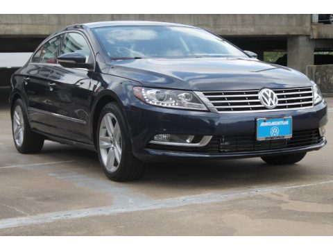 Night Blue Metallic Volkswagen CC Sport.  Click to enlarge.