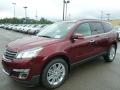 Front 3/4 View of 2015 Chevrolet Traverse LT AWD #1