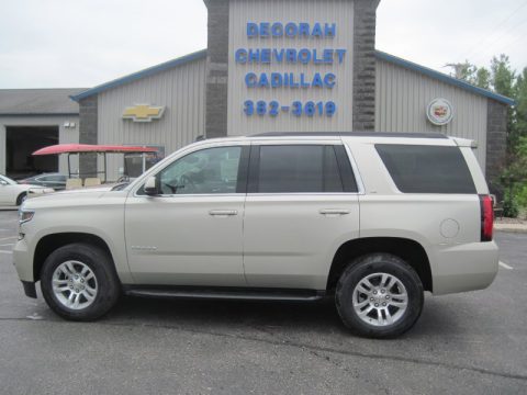 Champagne Silver Metallic Chevrolet Tahoe LS 4WD.  Click to enlarge.