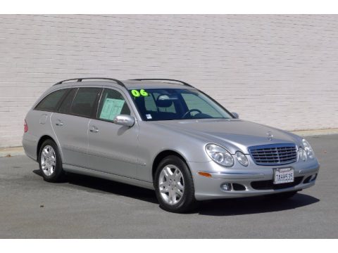 Brilliant Silver Metallic Mercedes-Benz E 350 Wagon.  Click to enlarge.