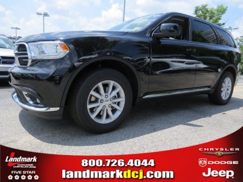 Brilliant Black Crystal Pearl Dodge Durango SXT.  Click to enlarge.