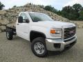 Front 3/4 View of 2015 GMC Sierra 2500HD Regular Cab Chassis #1