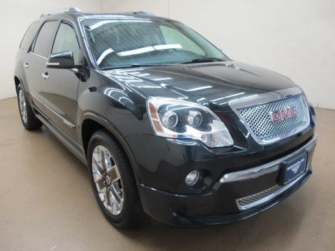 Carbon Black Metallic GMC Acadia Denali AWD.  Click to enlarge.