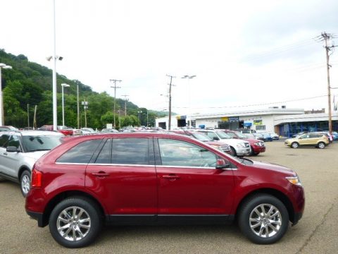 Ruby Red Ford Edge Limited AWD.  Click to enlarge.