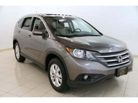 Urban Titanium Metallic Honda CR-V EX-L 4WD.  Click to enlarge.