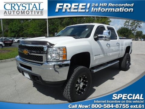 Summit White Chevrolet Silverado 2500HD LT Crew Cab 4x4. Click to enlarge. Summit White Chevrolet Silverado 2500HD LT Crew Cab 4x4. Click to enlarge.