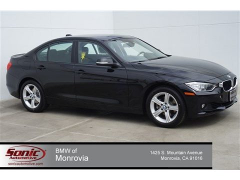 Jet Black BMW 3 Series 328i Sedan.  Click to enlarge.