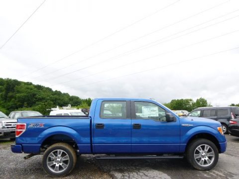 Blue Flame Ford F150 STX SuperCrew 4x4.  Click to enlarge.