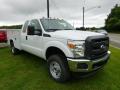 Front 3/4 View of 2015 Ford F350 Super Duty XL Super Cab 4x4 Utility #2