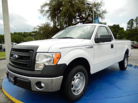 Oxford White Ford F150 XL Regular Cab.  Click to enlarge.