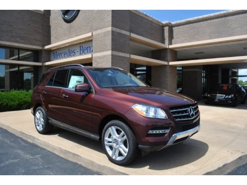 Cinnabar Red Metallic Mercedes-Benz ML 350 4Matic.  Click to enlarge.