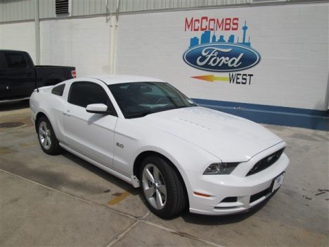 Oxford White Ford Mustang GT Coupe.  Click to enlarge.