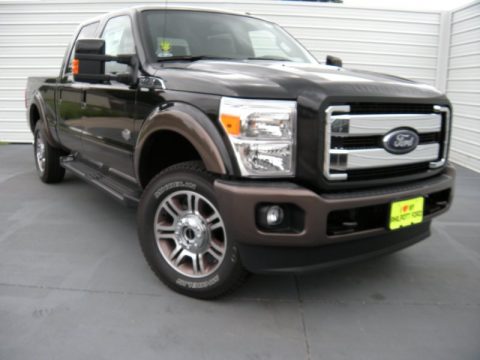 Tuxedo Black Ford F250 Super Duty King Ranch Crew Cab 4x4.  Click to enlarge.
