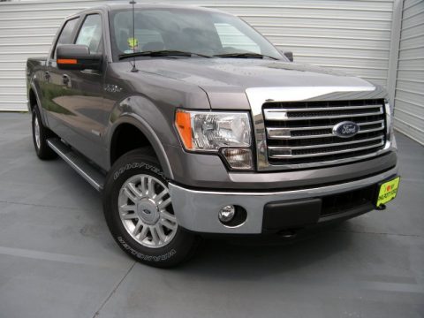 Sterling Grey Ford F150 Lariat SuperCrew 4x4.  Click to enlarge.