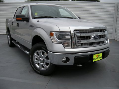 Ingot Silver Ford F150 XLT SuperCrew 4x4.  Click to enlarge.