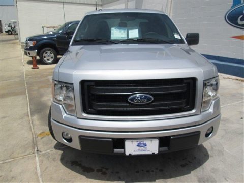 Ingot Silver Ford F150 STX SuperCab.  Click to enlarge.