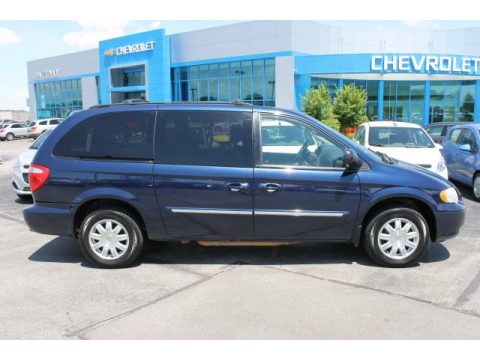 Midnight Blue Pearl Chrysler Town & Country Touring.  Click to enlarge.
