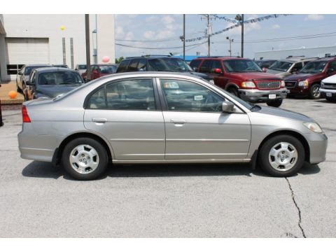 Shoreline Mist Metallic Honda Civic Hybrid Sedan.  Click to enlarge.