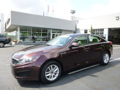 Dark Cherry Kia Optima LX.  Click to enlarge.