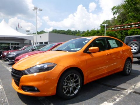 Header Orange Dodge Dart SXT.  Click to enlarge.