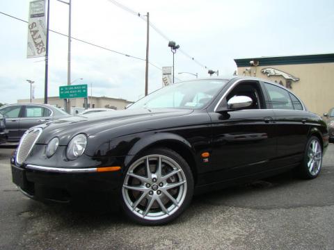 Ebony Black Jaguar S-Type R Sport.  Click to enlarge.