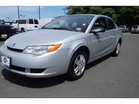 Silver Nickel Saturn ION 2 Quad Coupe.  Click to enlarge.