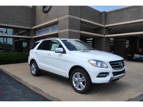 Polar White Mercedes-Benz ML 350 4Matic.  Click to enlarge.