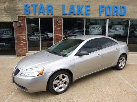 Liquid Silver Metallic Pontiac G6 Sedan.  Click to enlarge.