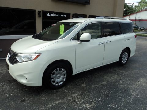 Pearl White Nissan Quest 3.5 S.  Click to enlarge.