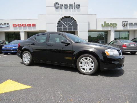 Black Clear Coat Dodge Avenger SE.  Click to enlarge.