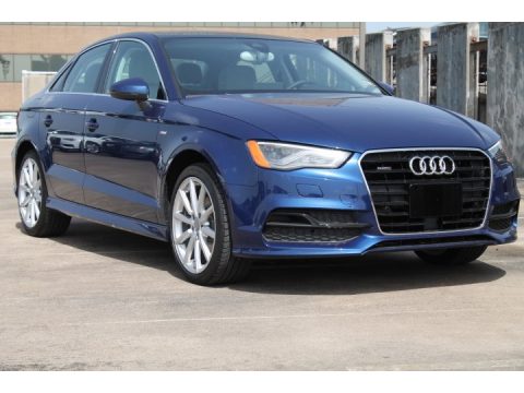 Scuba Blue Metallic Audi A3 2.0 Prestige quattro.  Click to enlarge.