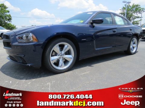 Jazz Blue Pearl Dodge Charger R/T Road & Track.  Click to enlarge.