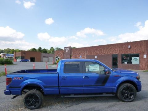 Blue Flame Ford F150 FX4 SuperCrew 4x4.  Click to enlarge.
