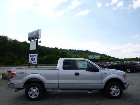 Ingot Silver Ford F150 XLT SuperCab 4x4.  Click to enlarge.