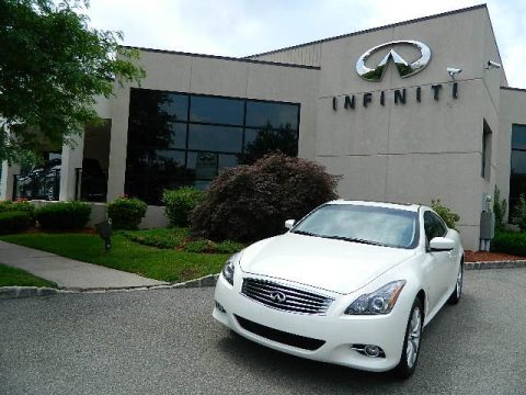 Moolight White Infiniti Q60 Coupe AWD.  Click to enlarge.