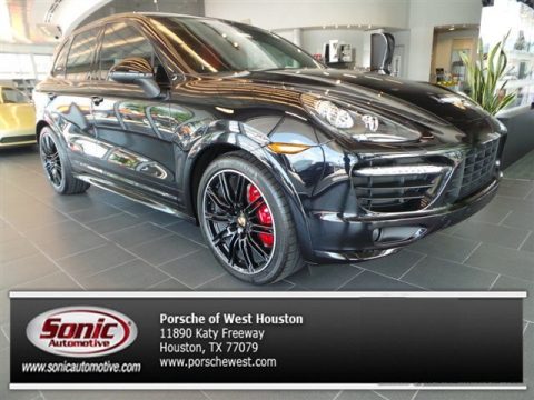 Jet Black Metallic Porsche Cayenne GTS.  Click to enlarge.