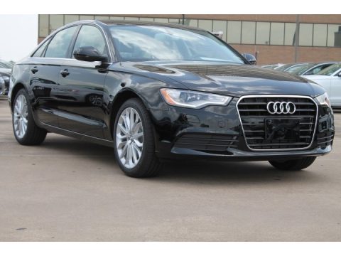 Brilliant Black Audi A6 2.0T Sedan.  Click to enlarge.