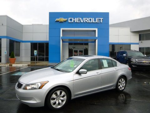 Alabaster Silver Metallic Honda Accord EX-L Sedan.  Click to enlarge.