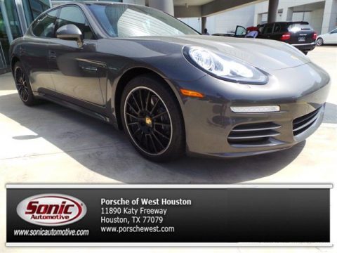 Agate Grey Metallic Porsche Panamera 4.  Click to enlarge.