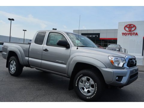 Silver Sky Metallic Toyota Tacoma V6 TRD Access Cab 4x4.  Click to enlarge.