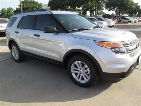 Ingot Silver Ford Explorer FWD.  Click to enlarge.
