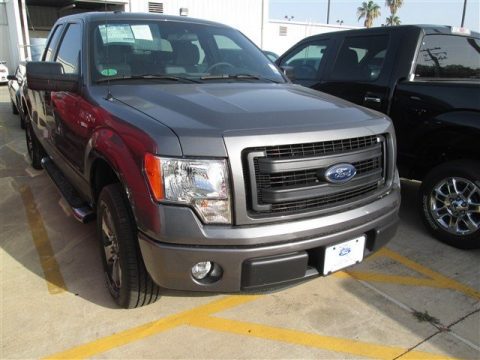 Sterling Grey Ford F150 STX SuperCab.  Click to enlarge.