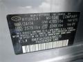 Hyundai Color Code V7S Pewter Gray Metallic #14