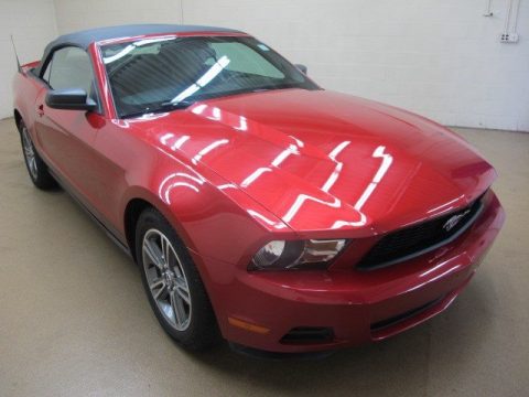 Red Candy Metallic Ford Mustang V6 Premium Convertible.  Click to enlarge.