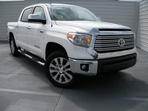 Super White Toyota Tundra Limited Crewmax 4x4.  Click to enlarge.