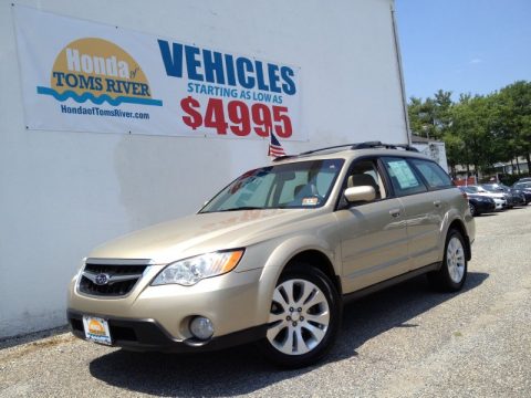 Harvest Gold Metallic Subaru Outback 2.5i Limited Wagon.  Click to enlarge.